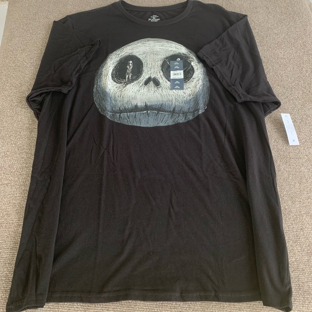 Disney Men’s  Black Nightmare Before Christmas Tee